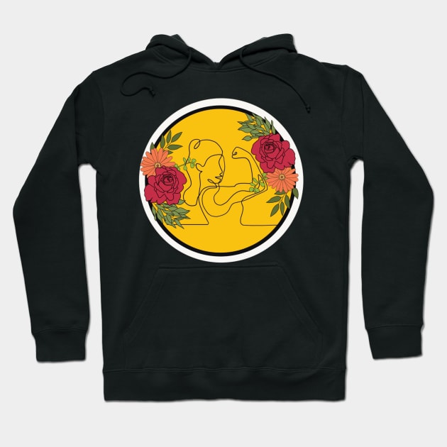 Strong Woman Hoodie by kayylpso